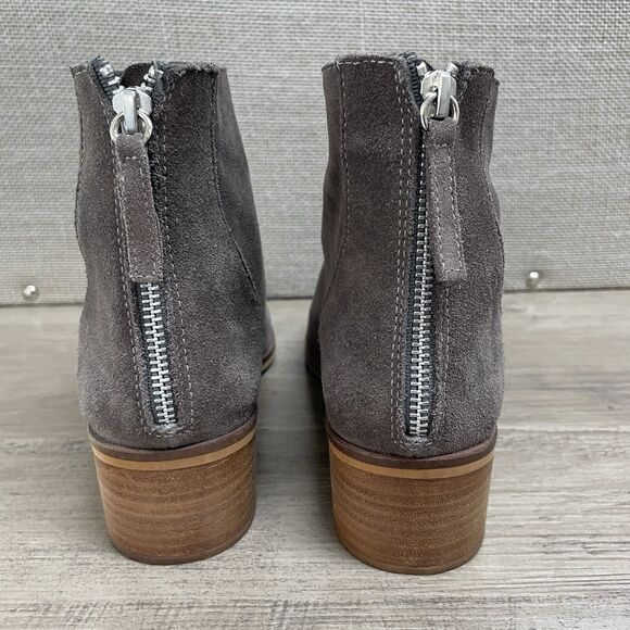 STEVE MADDEN Legally Brown Suede Back Zip Ankle Booties Boots Women's Size 9.5M - Picture 4 of 7